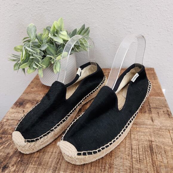 Anthropologie Soludos Women's Espadrille Platform Loafers Size 7 - Picture 1 of 11
